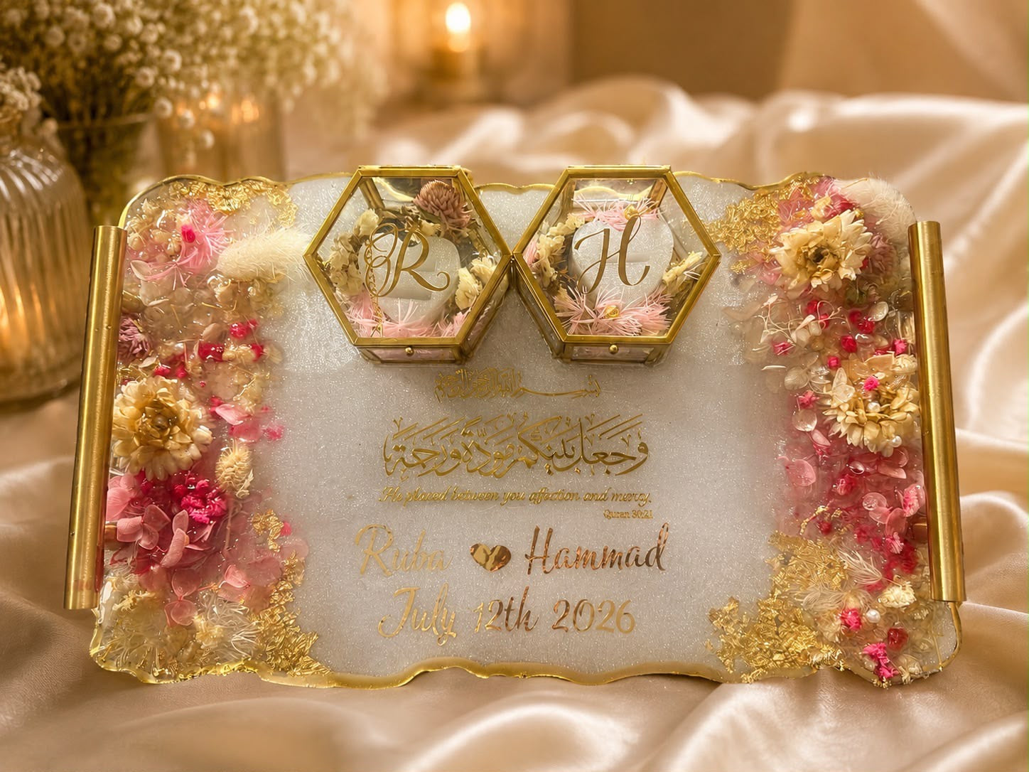 Nikkah/engagement trays