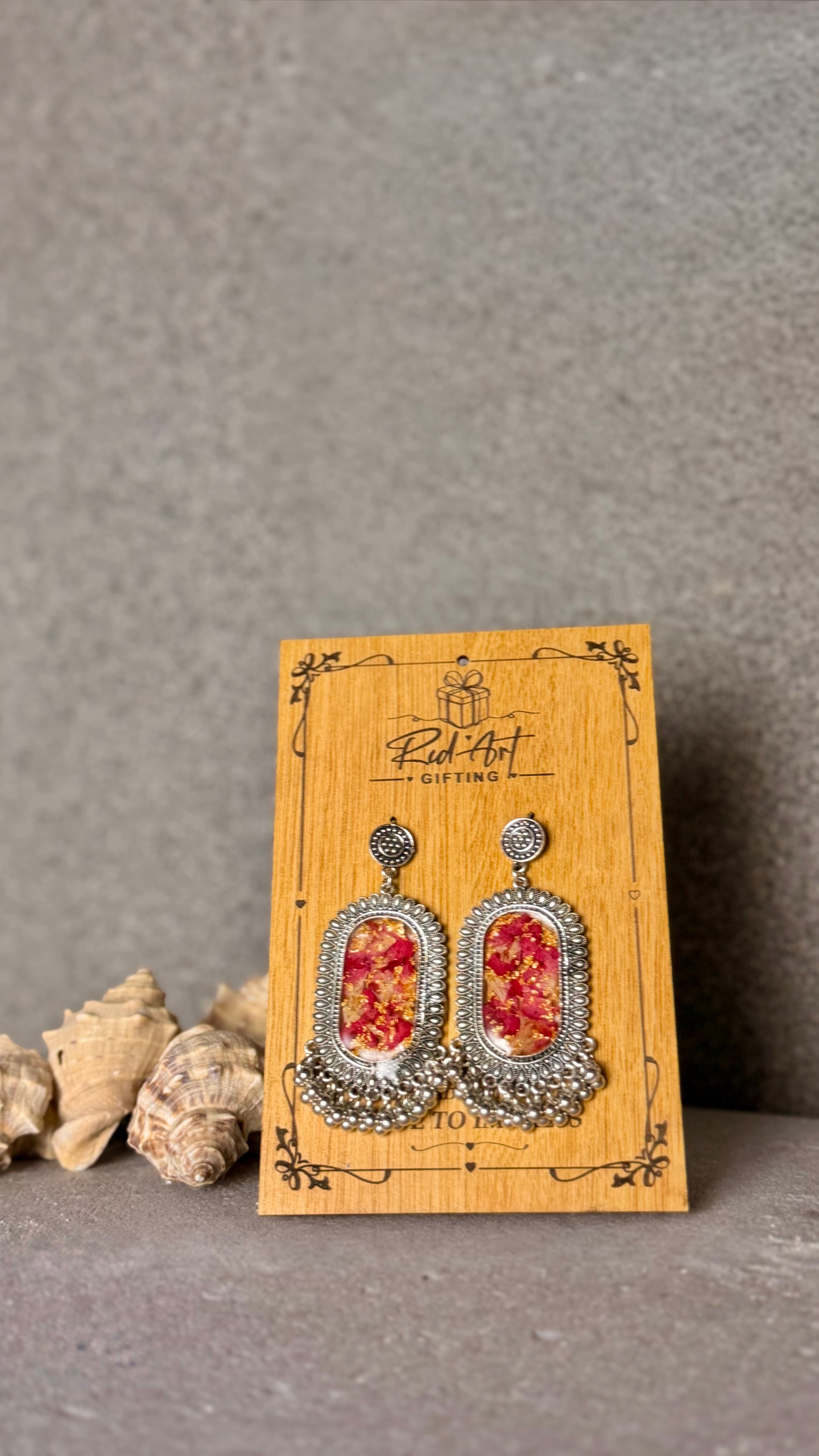 Resin Jhumka Earrings