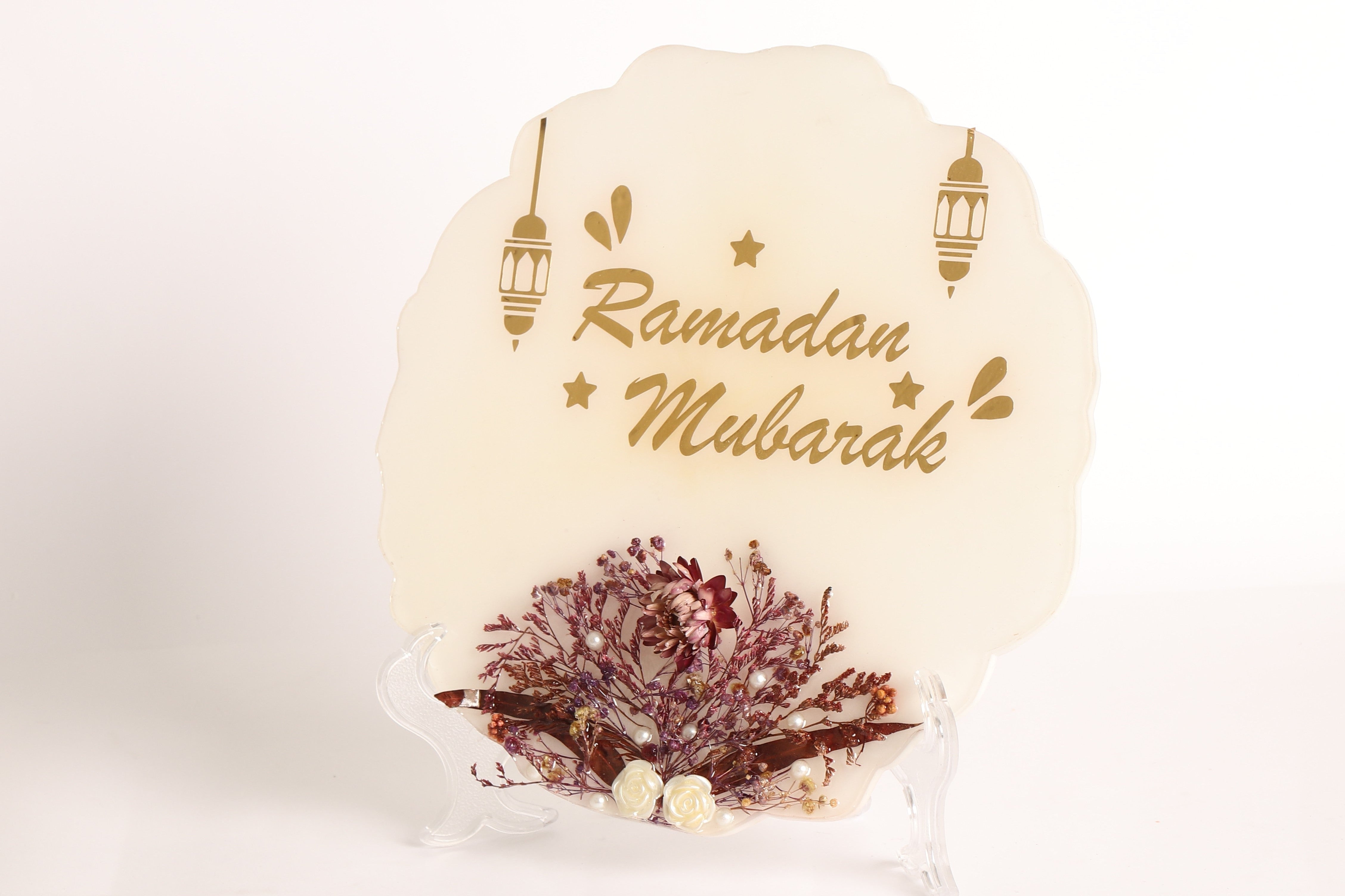 10-Inch Round Ramadan Plaques - Medium Size