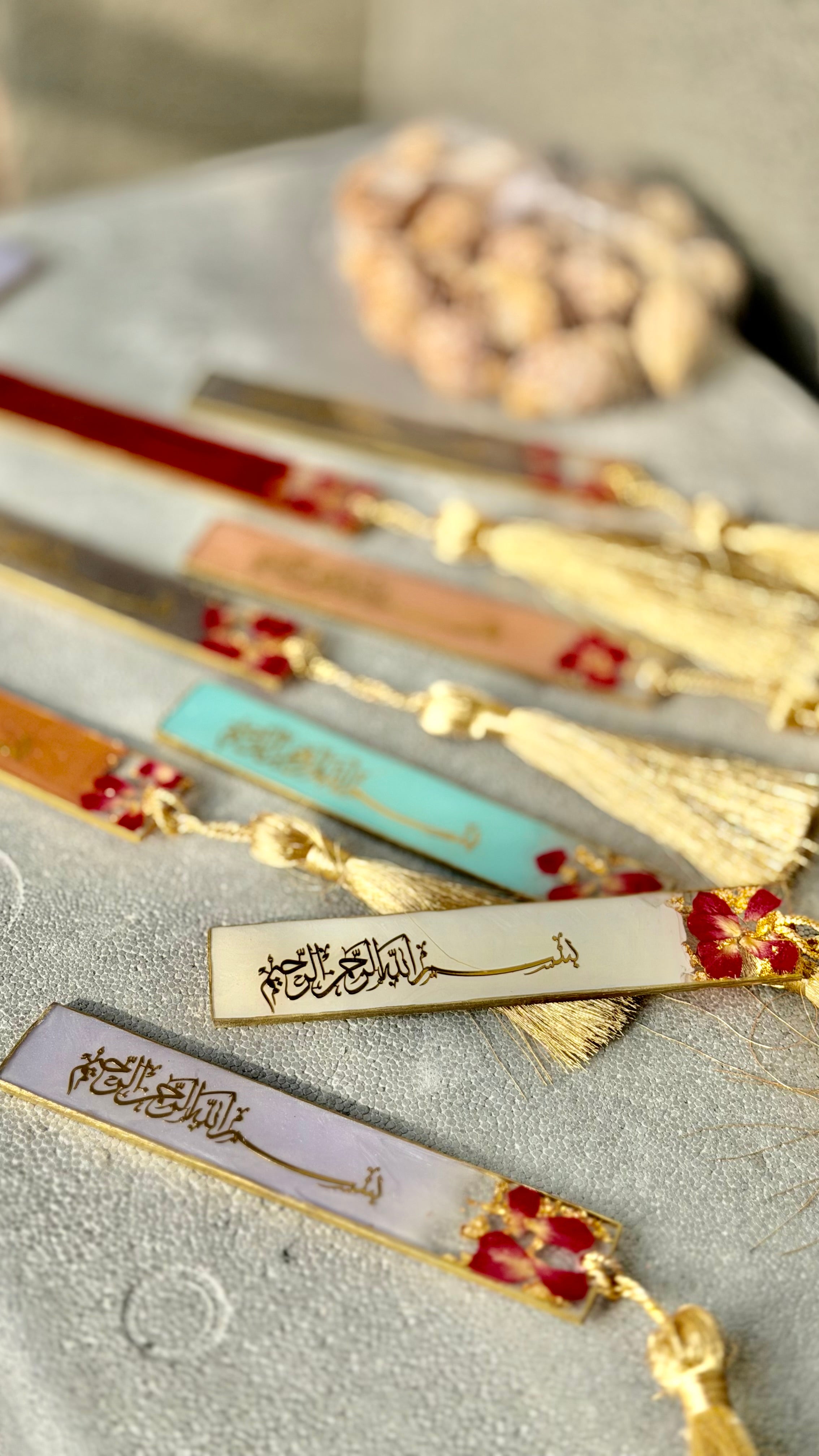 Personalized Resin Islamic Bookmark