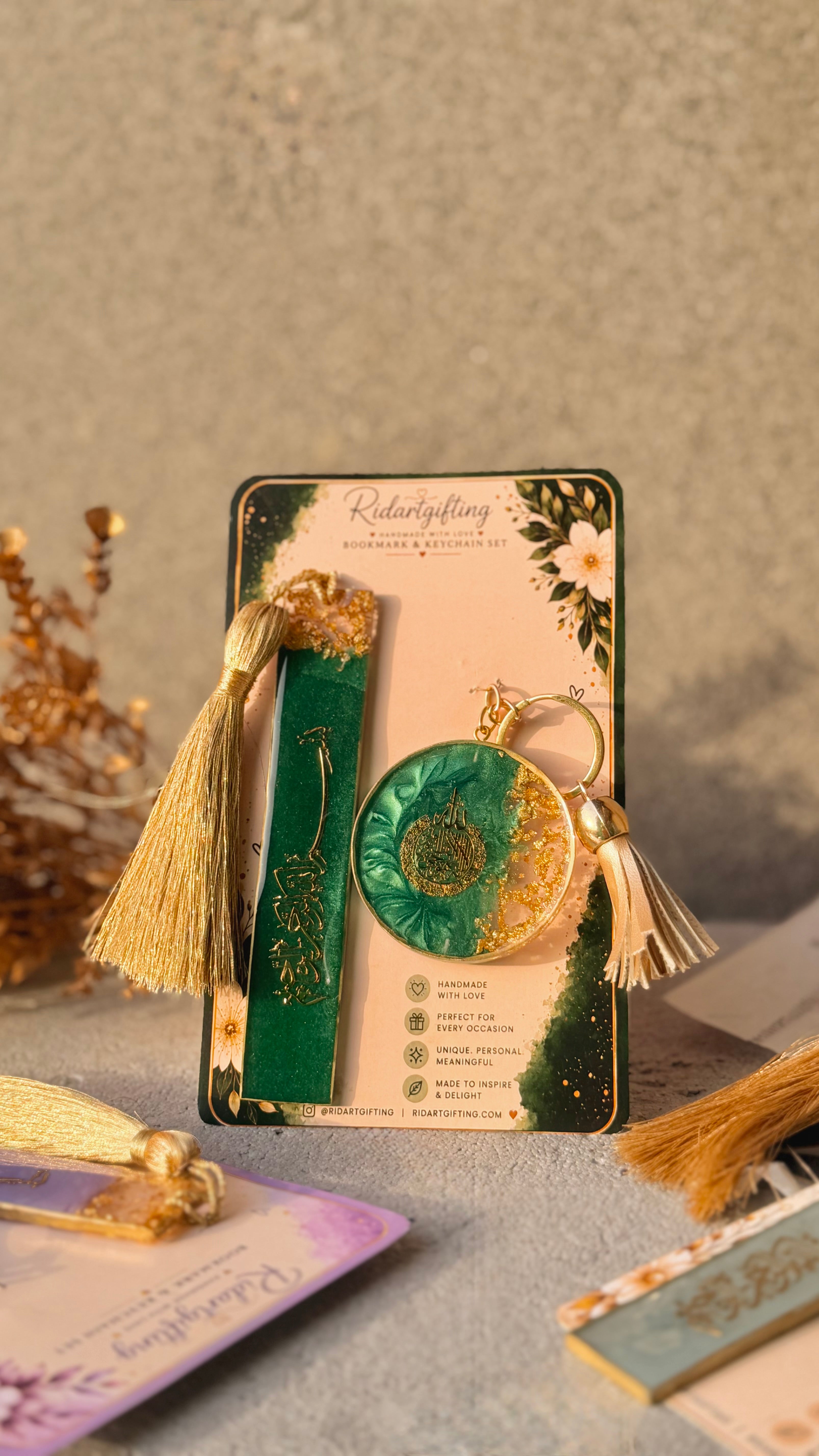 Resin bookmark and keychain