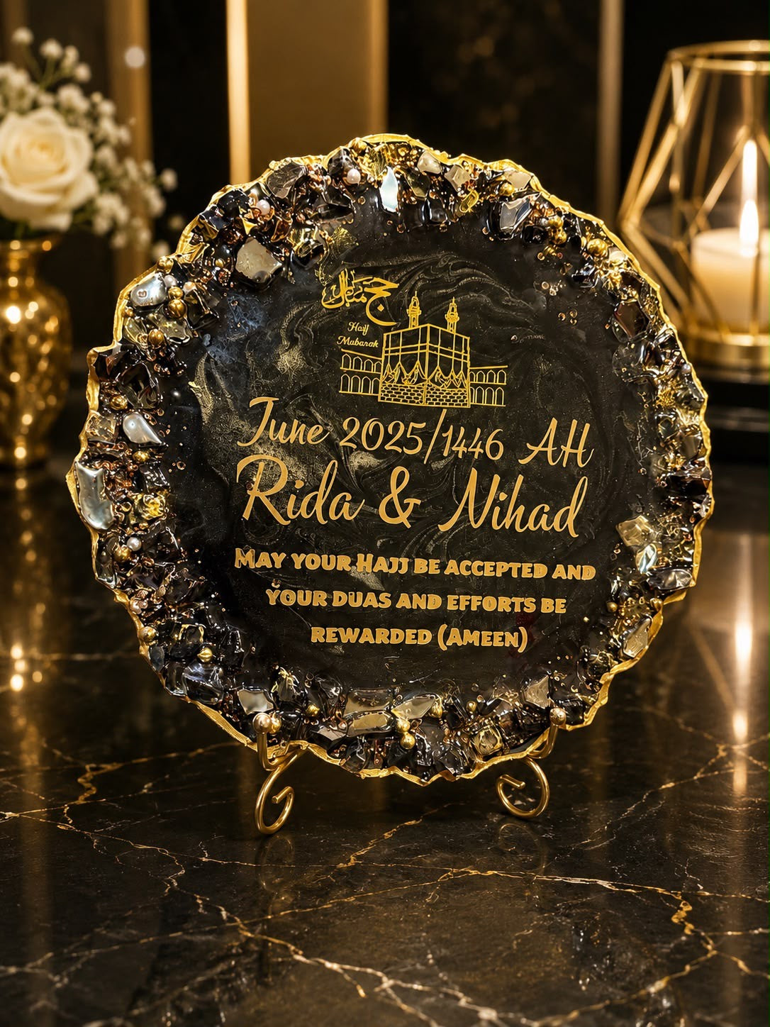 Customized Resin Plaque Personalized Special Occasion Gift 12 inches
