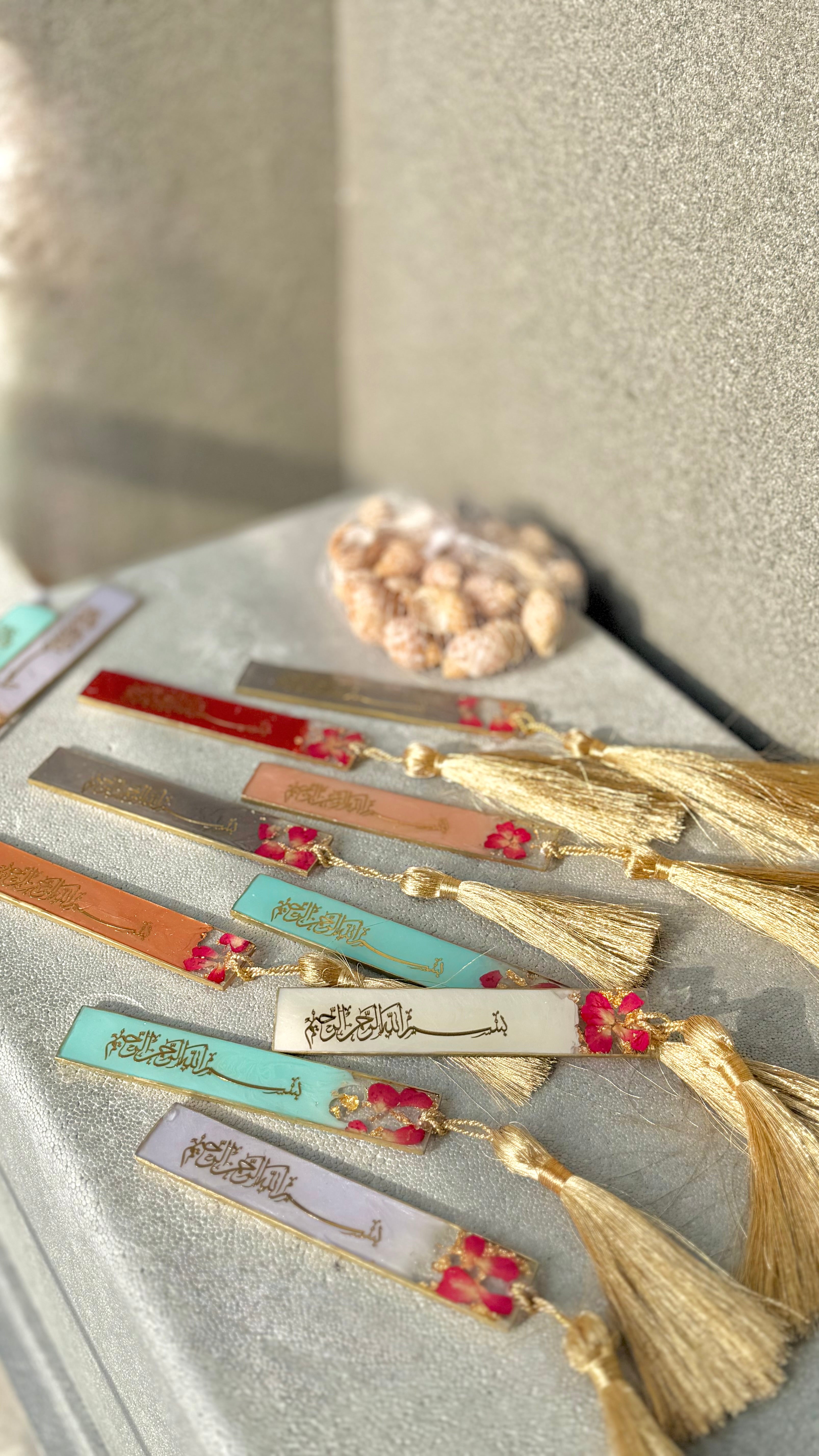 Personalized Resin Islamic Bookmark