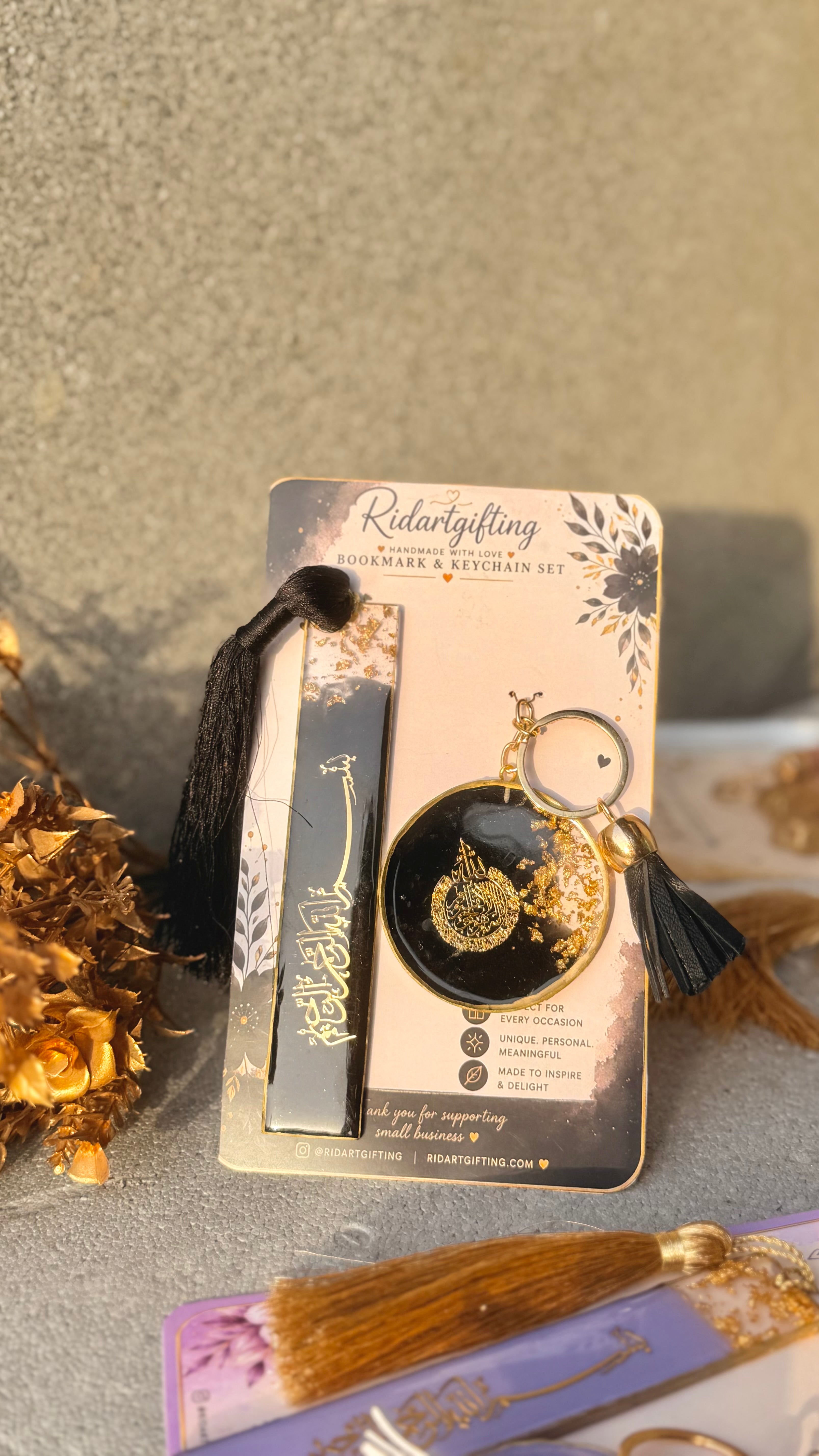 Resin bookmark and keychain