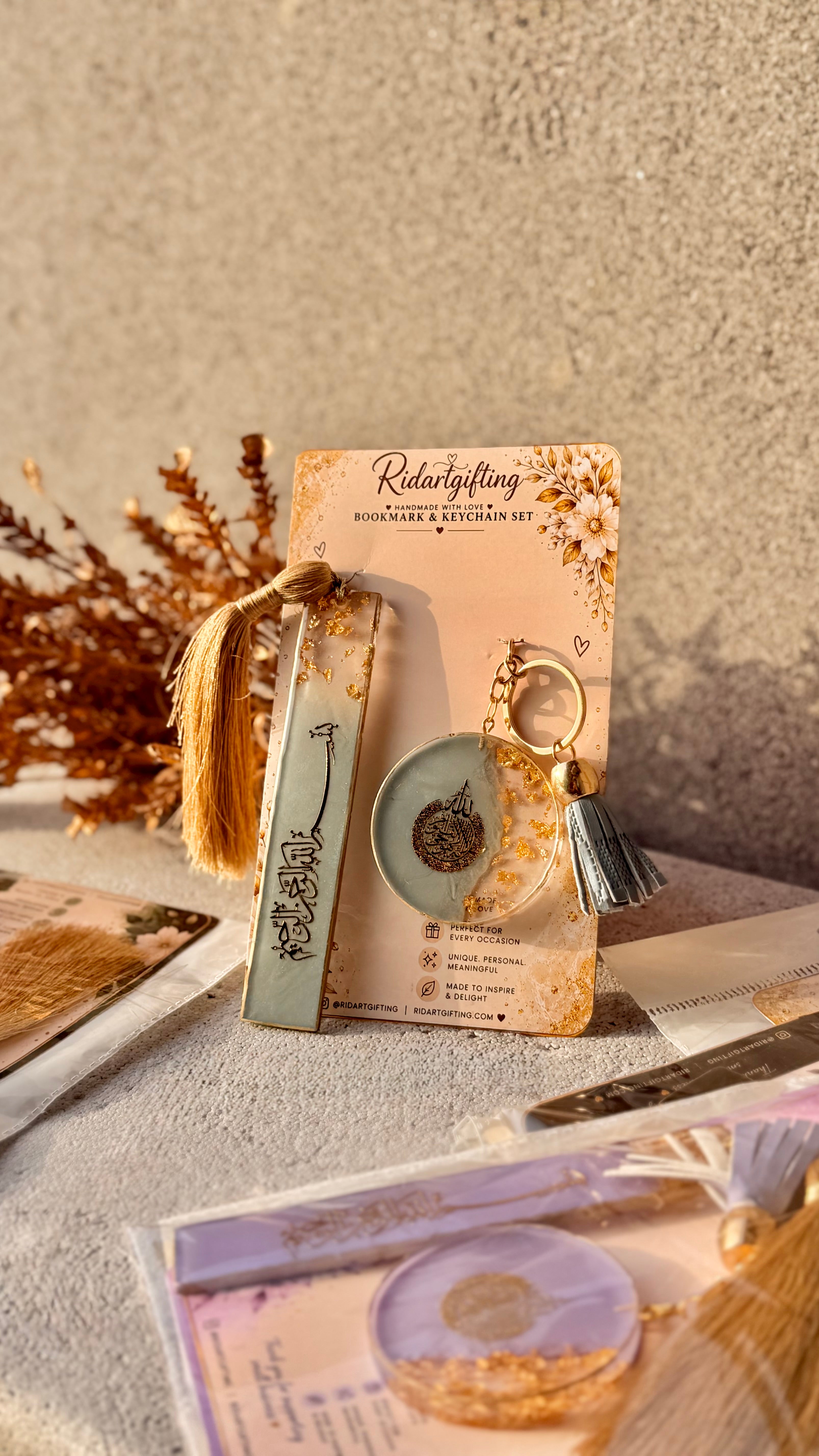 Resin bookmark and keychain