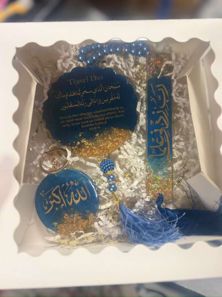 Daily Blessings Gift Set – Car Hang, Bookmark & Keychain