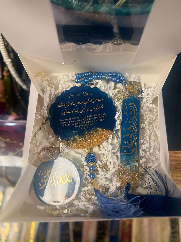 Daily Blessings Gift Set – Car Hang, Bookmark & Keychain