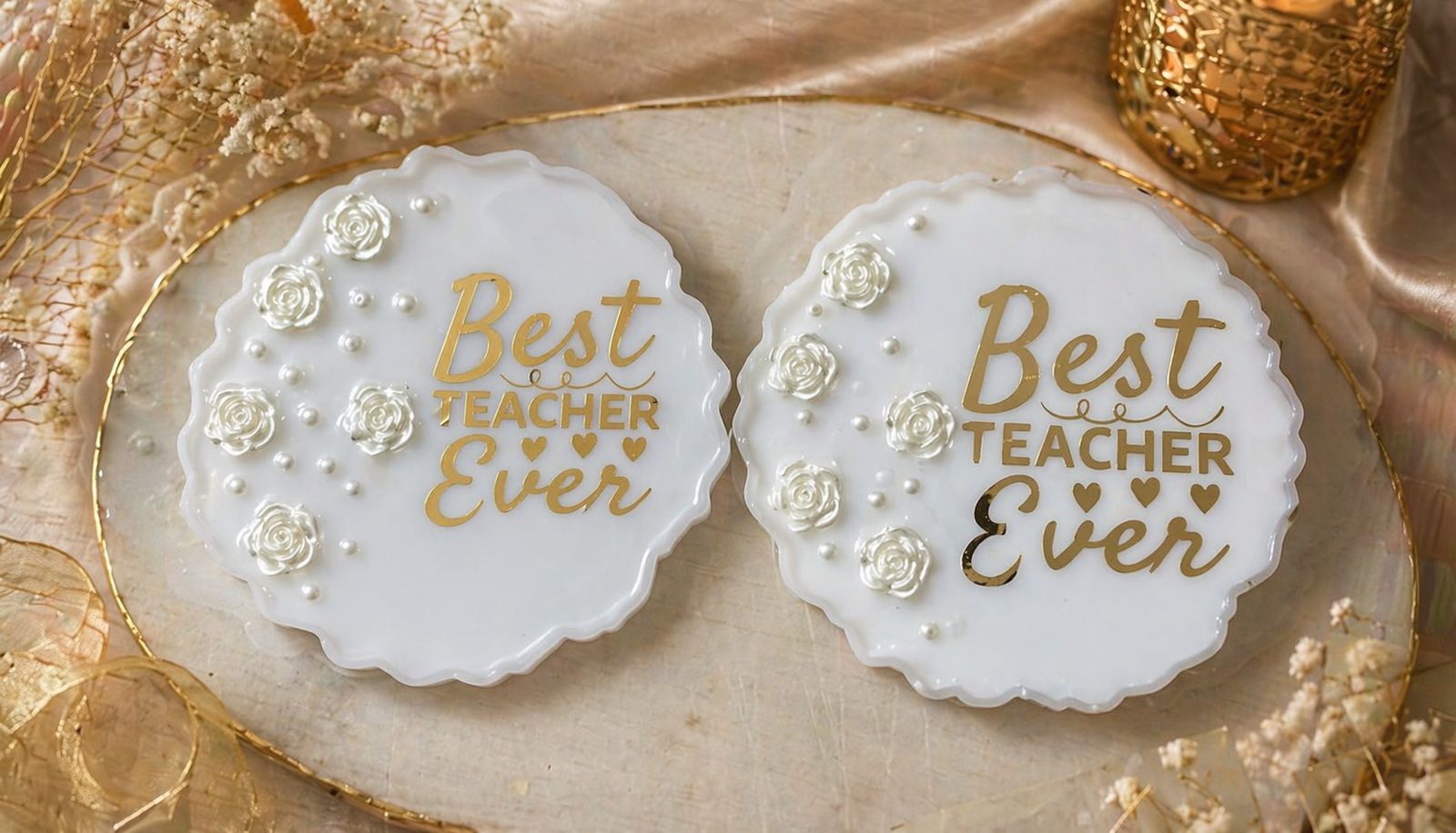 5in Appreciation Resin Plaque – Best Mom & Teacher Gifts