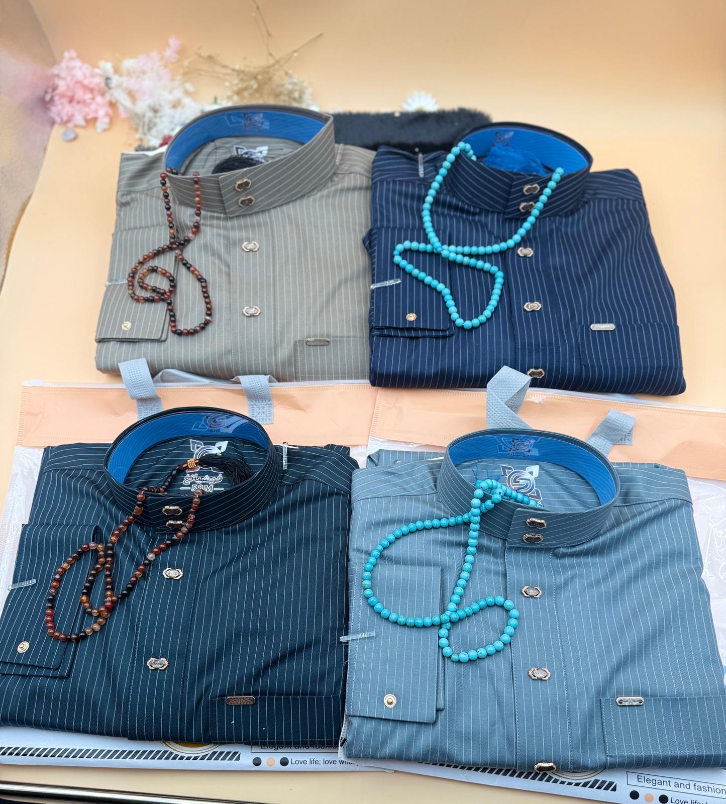 Men’s Gift Box - Saudi Style Thobe & Tasbeeh Set