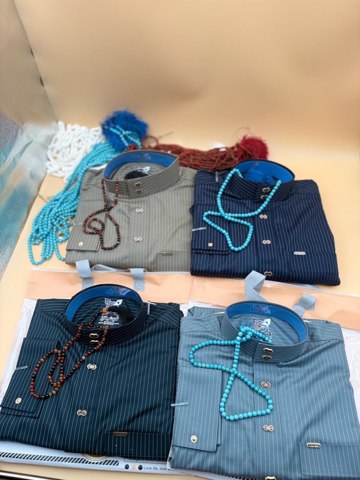 Men’s Gift Box - Saudi Style Thobe & Tasbeeh Set