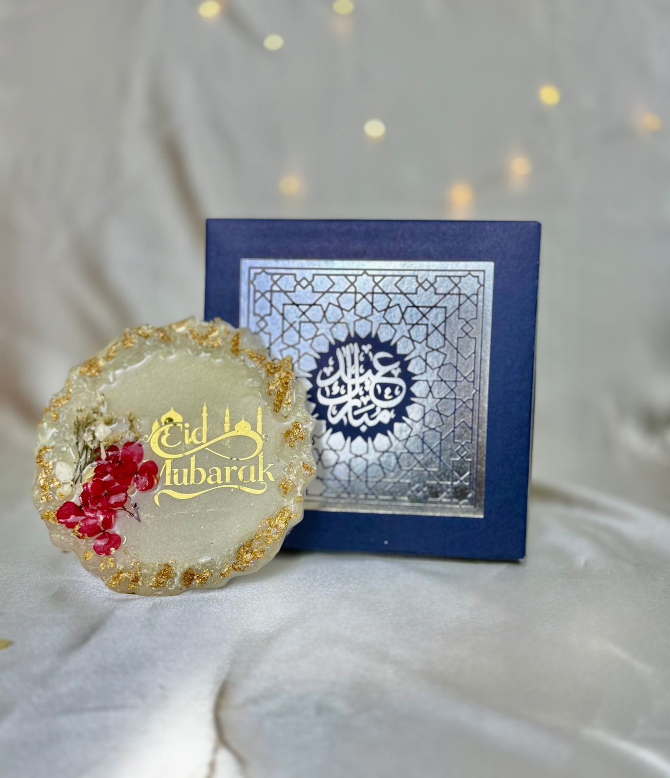 Eid Mubarak Plaque Gift Box – Decorative Eid Keepsake