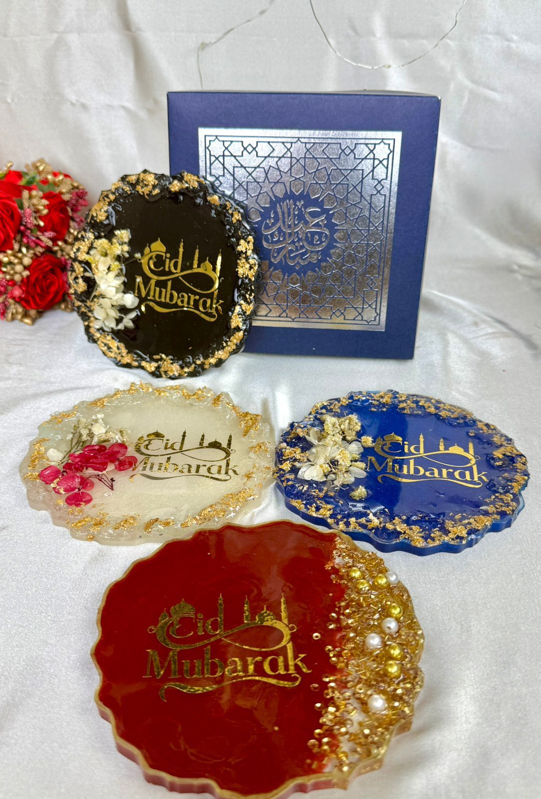 Eid Mubarak Plaque Gift Box – Decorative Eid Keepsake