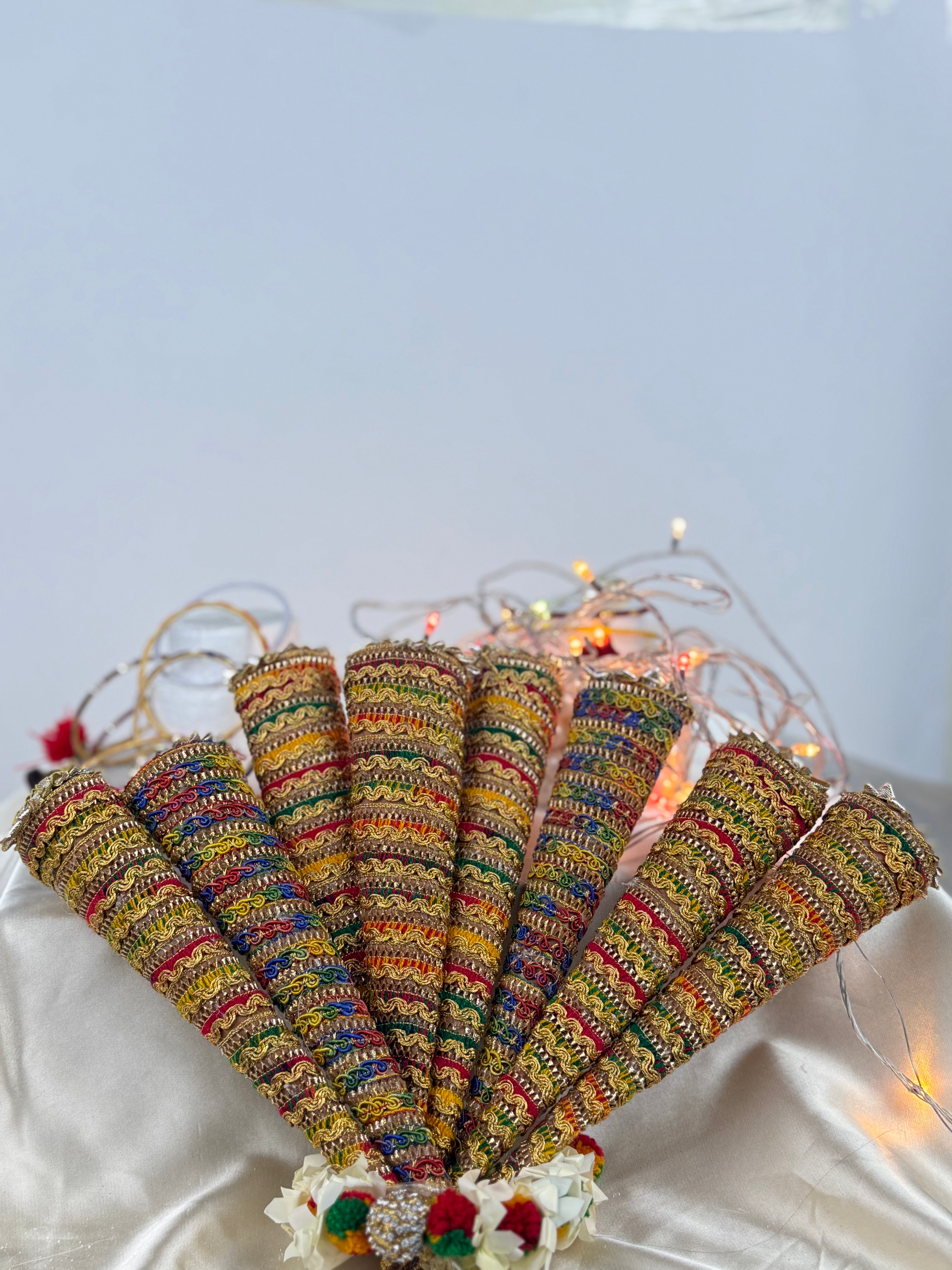 Hand-Decorated Cone Favors