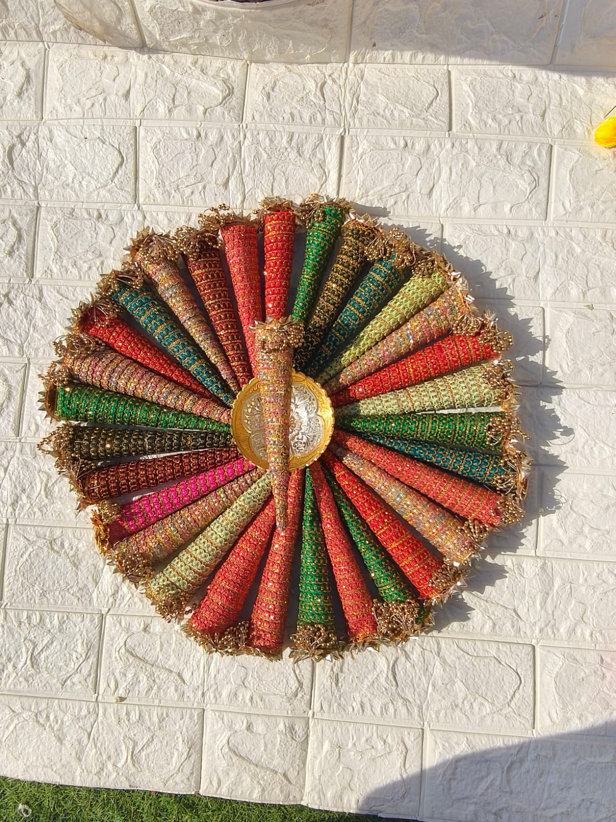 Hand-Decorated Cone Favors