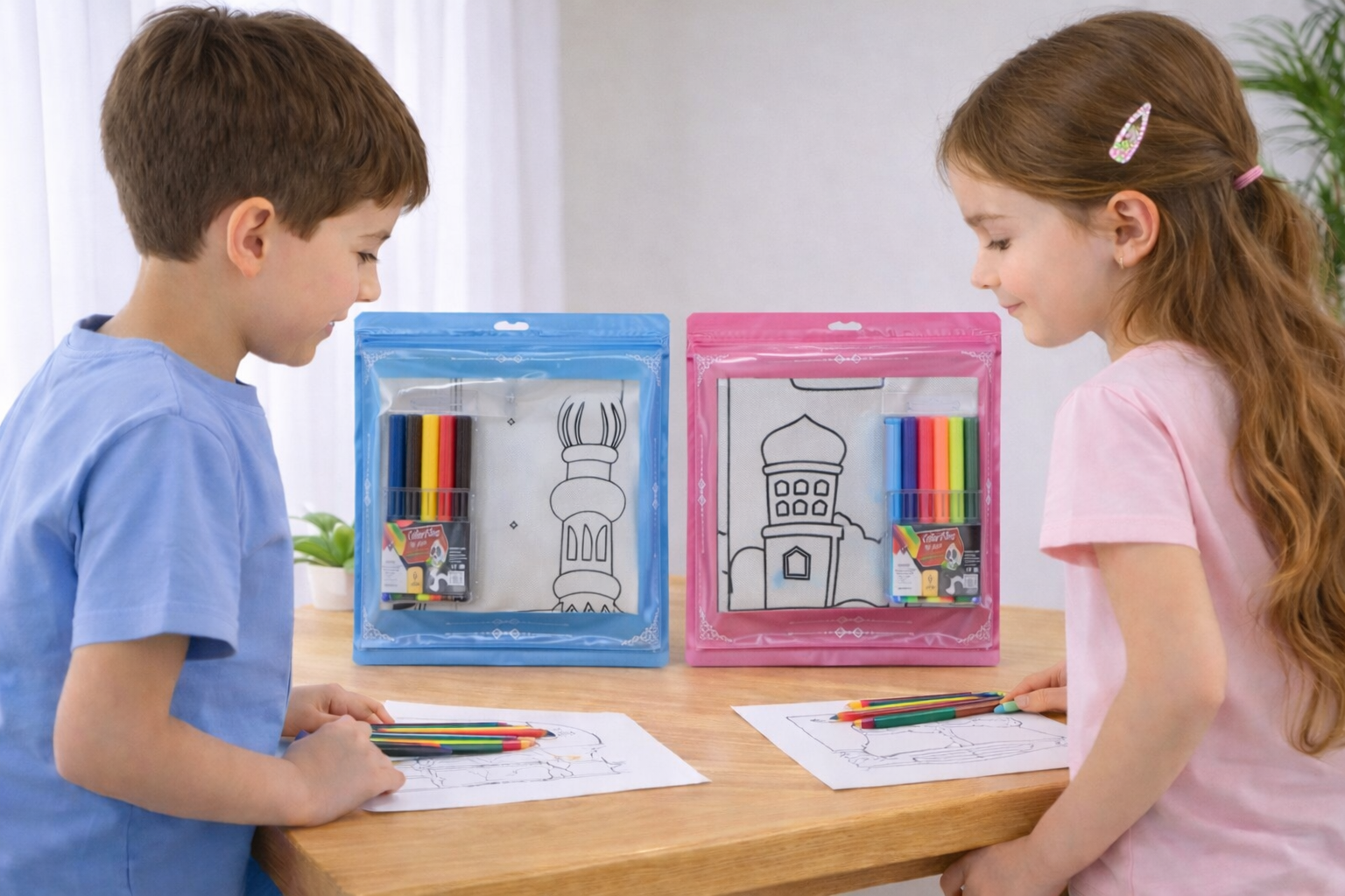 Mini Kids’ Drawing Prayer Mats - Creative Salah Mats