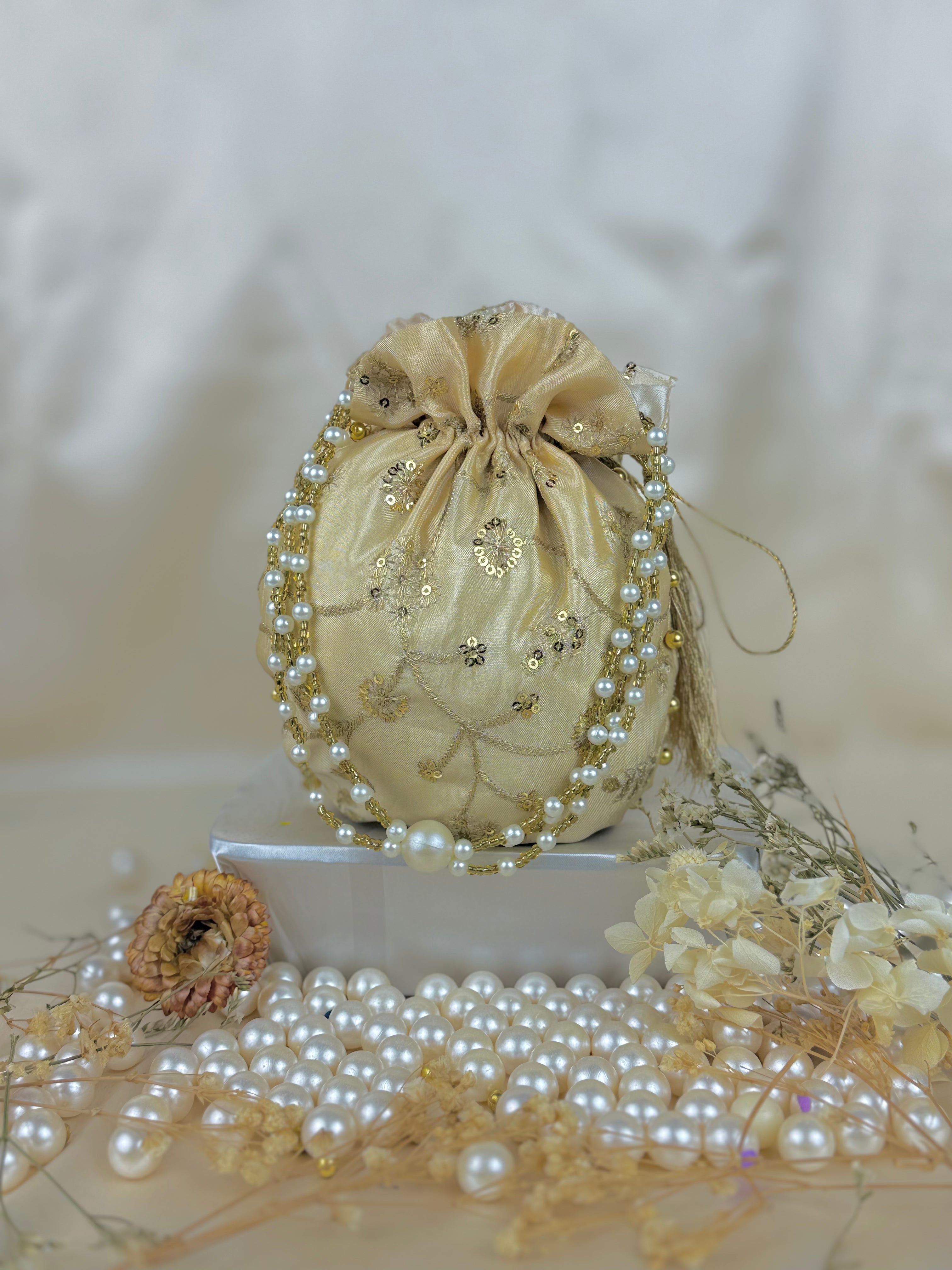 Luxury Embroidered Potli Bags