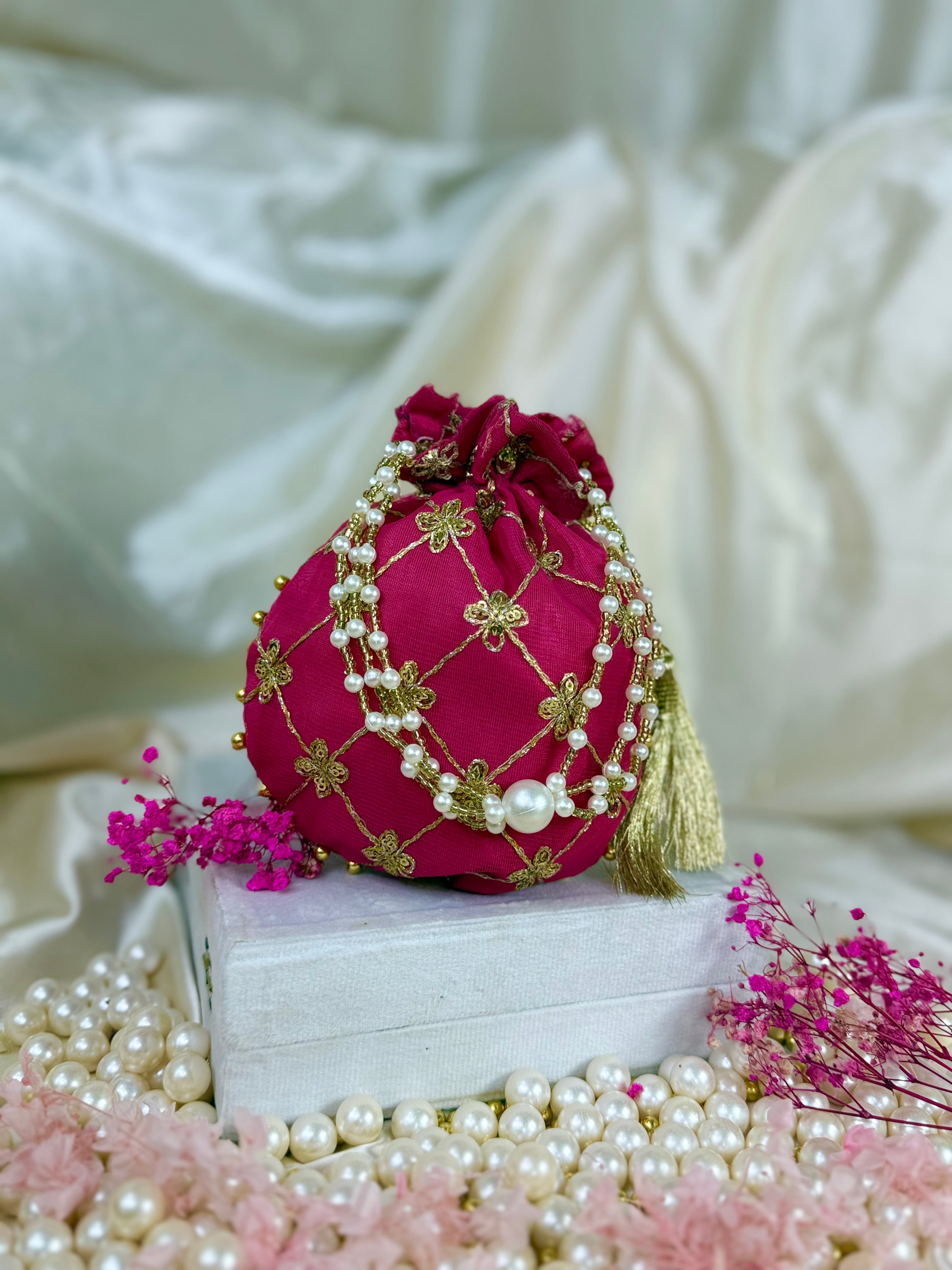 Luxury Embroidered Potli Bags