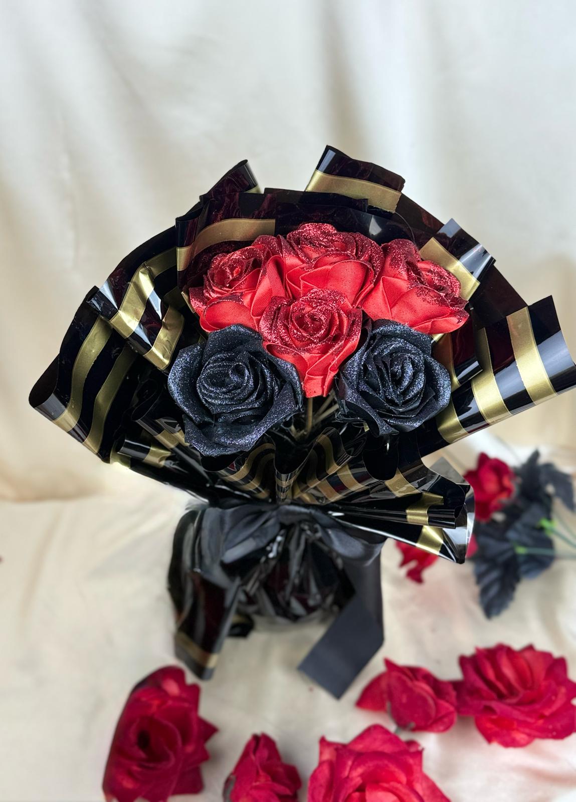 Handcrafted Ribbon Bouquets - Elegant Floral Keepsakes