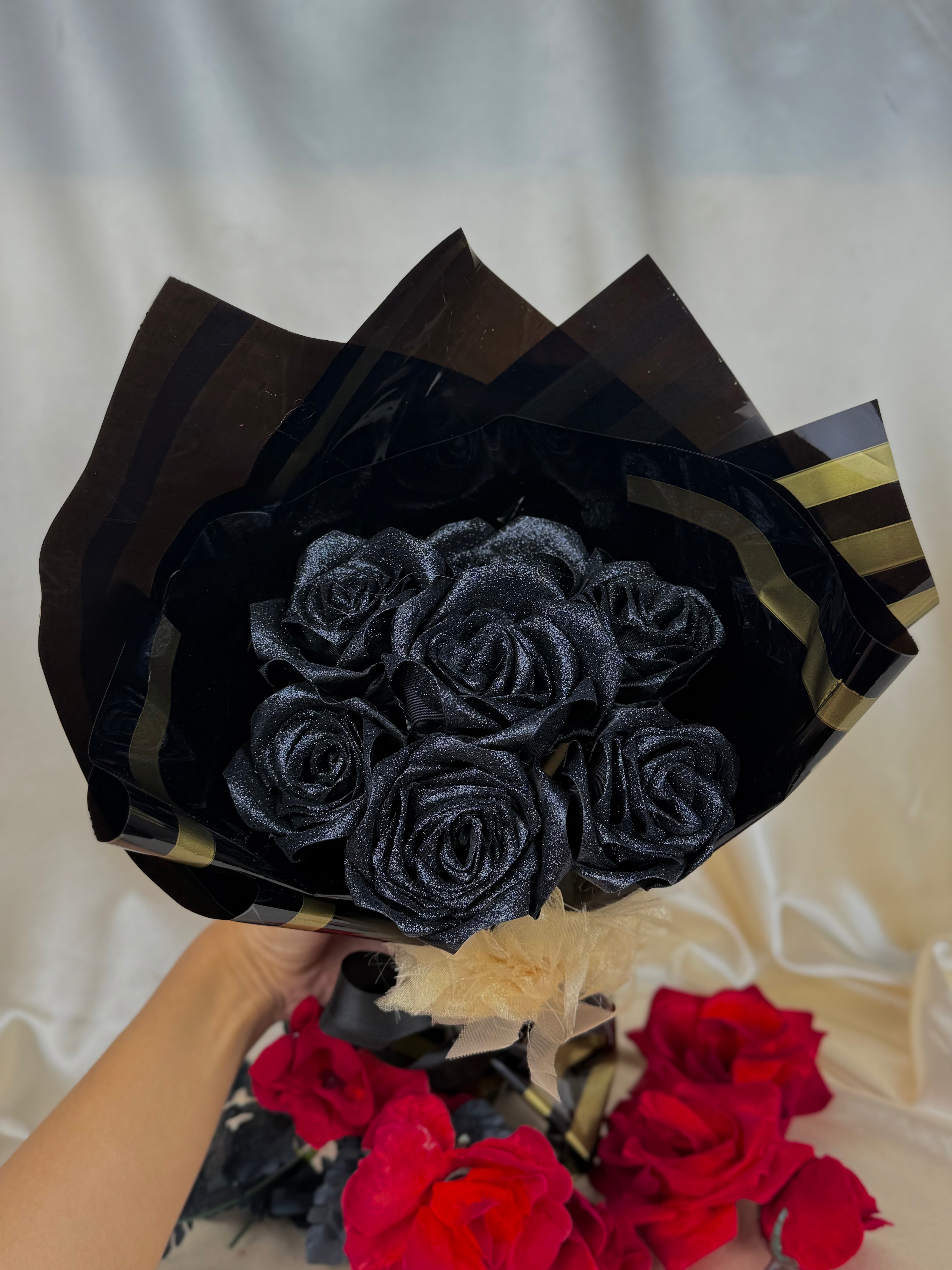 Handcrafted Ribbon Bouquets - Elegant Floral Keepsakes
