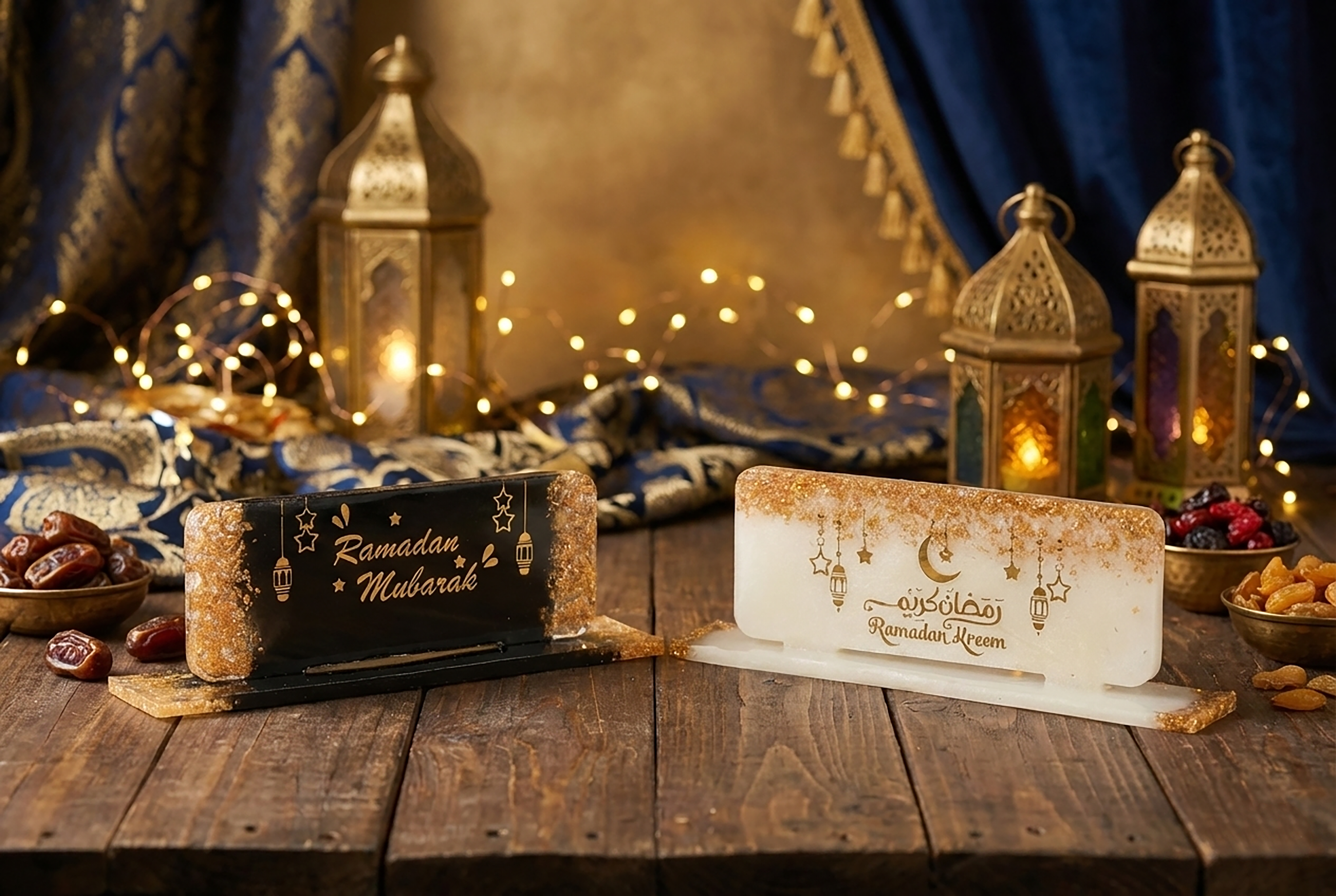 Customizable Ramadan Name Plate Plaques